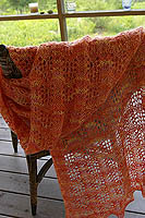 the Optic Waves Shawl